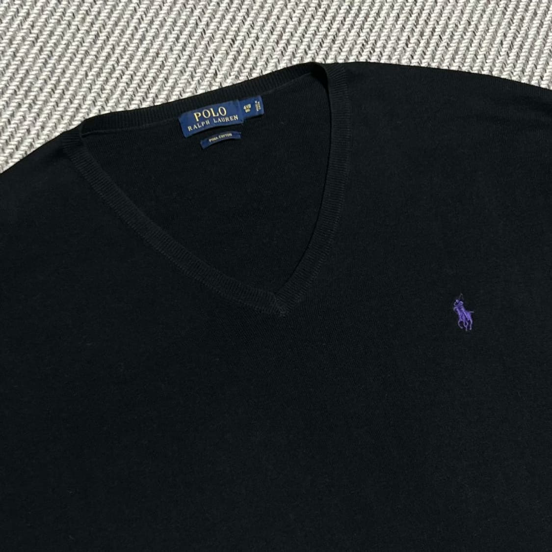 [4XL] Polo 폴로 랄프로렌 신형 피마코튼 브이넥 니트 상품이미지2