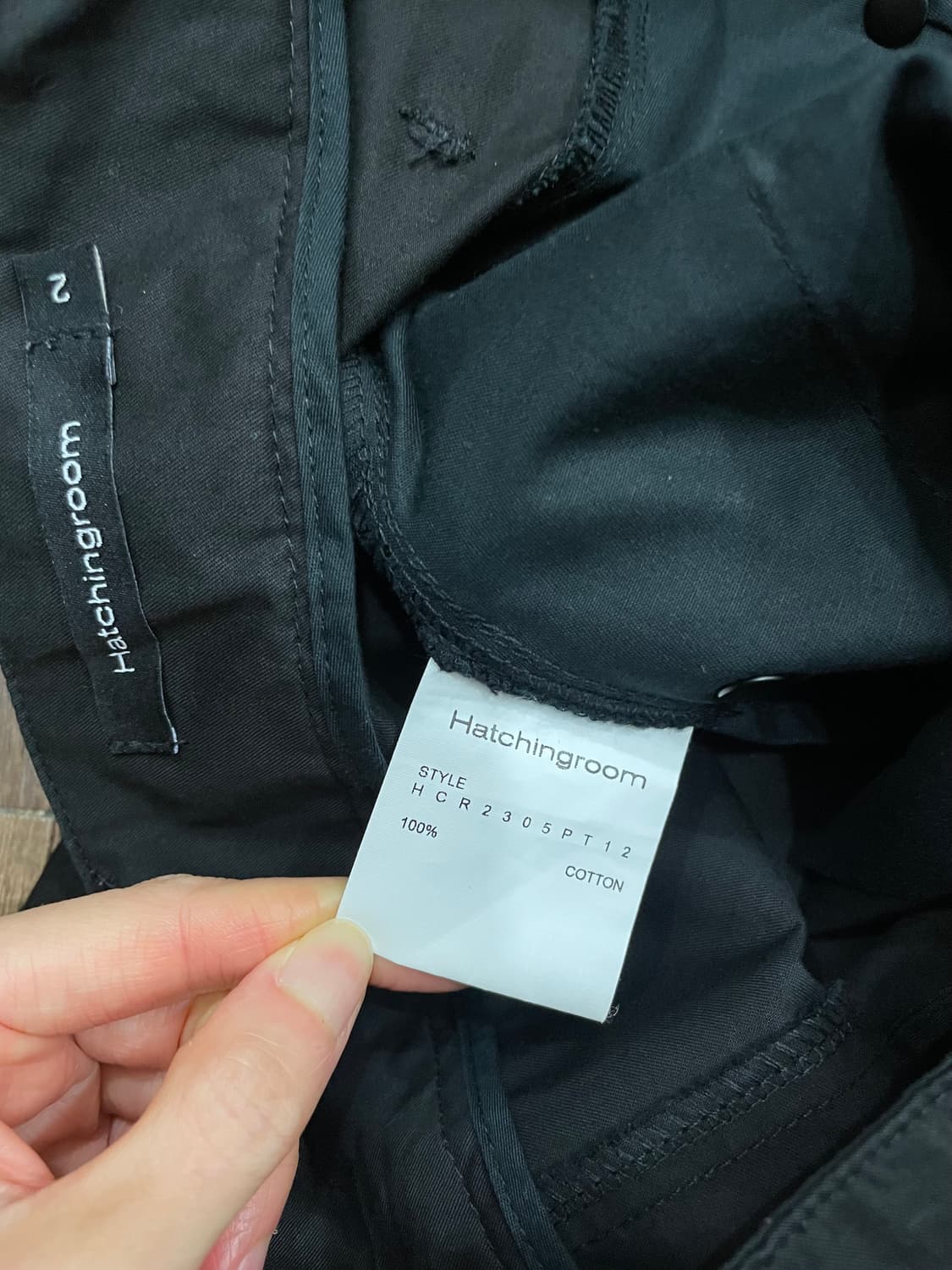 해칭룸 딥플리츠 트라우저 V2 블랙 상품이미지7