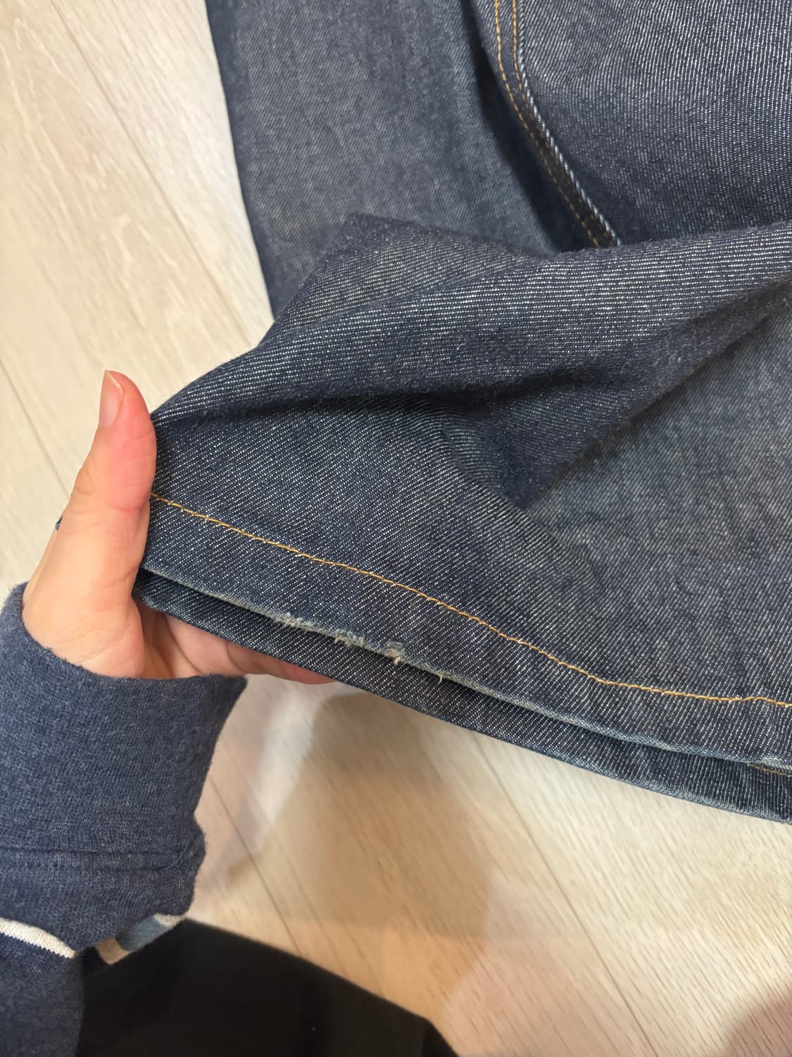 HARE 와이드 청 데님  상품이미지6