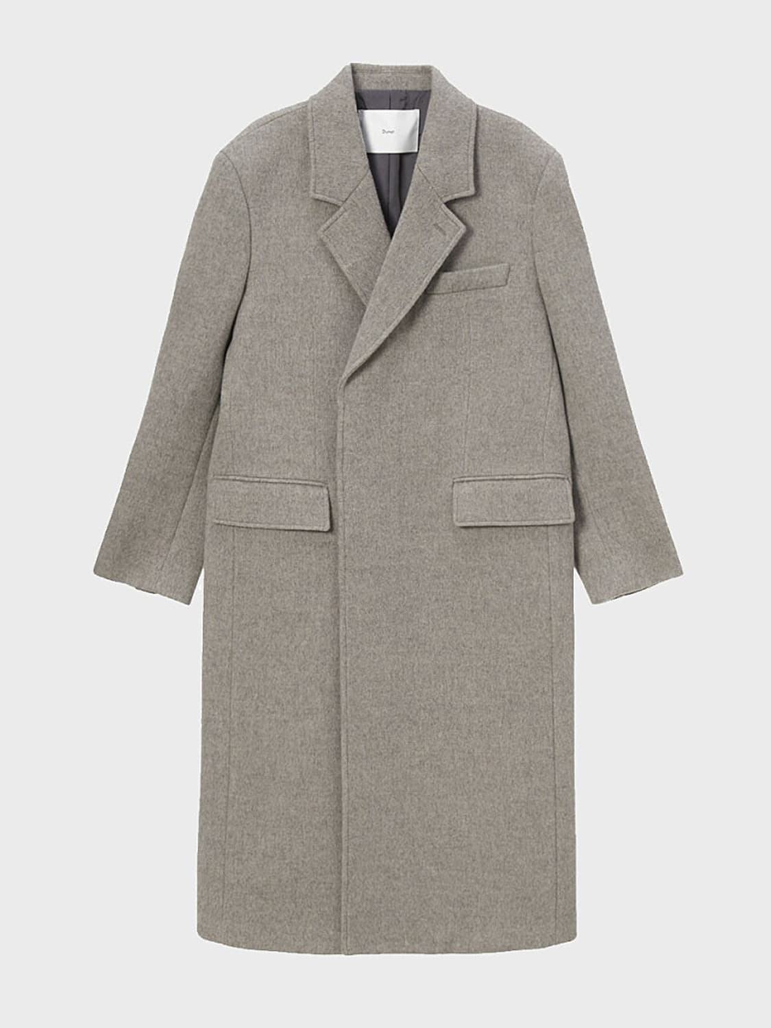 던스트 유니섹스 울 코트 그레이  S 상품이미지3
