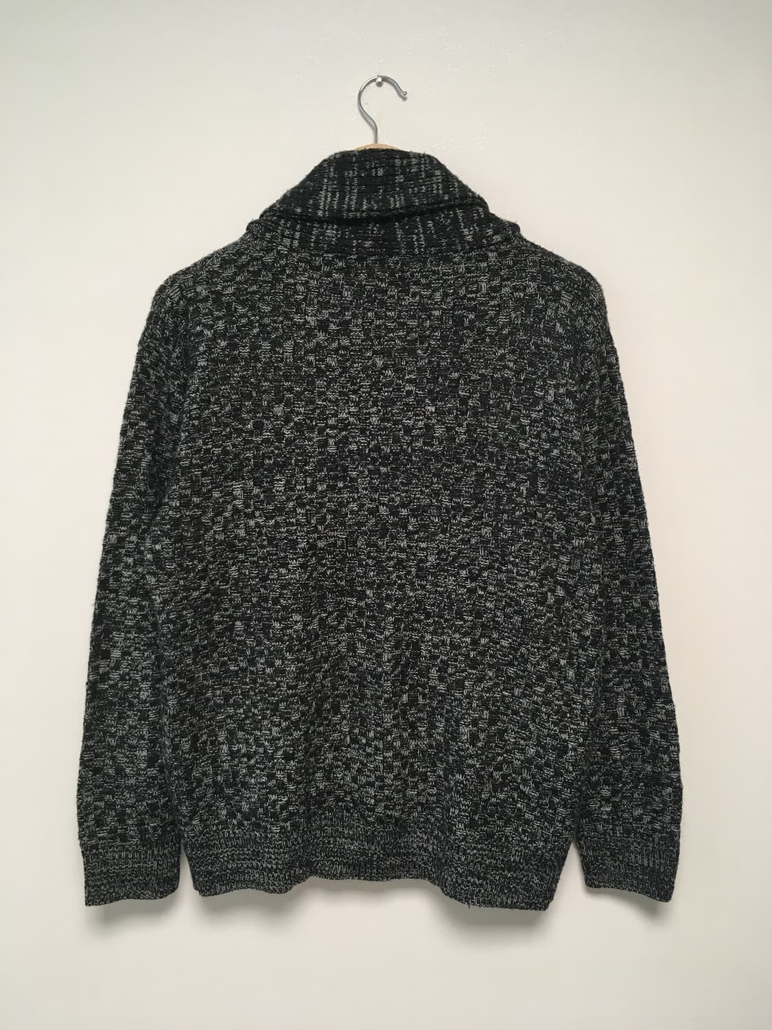 vintage shawl cardigan charcoal mix 상품이미지8