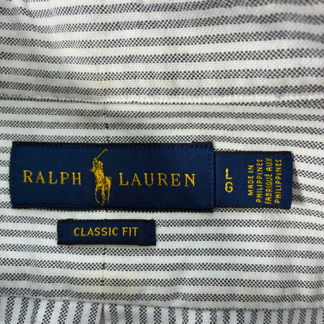 Polo  폴로 랄프로렌 자수 코튼 스트라이프 셔츠  상품이미지4