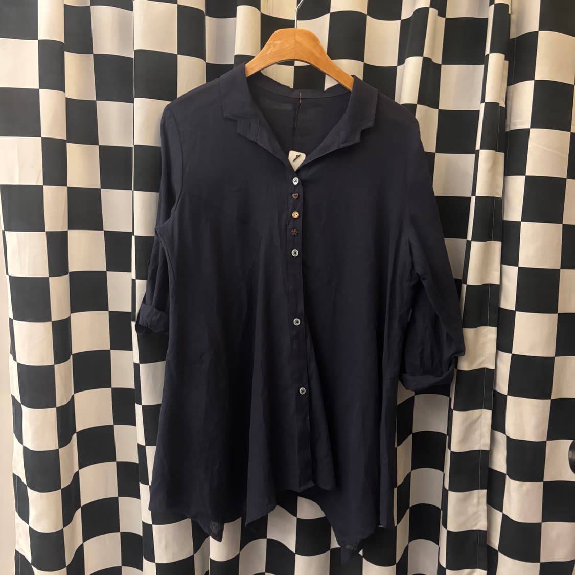 NOA-GE 버튼 블라우스 상품이미지1