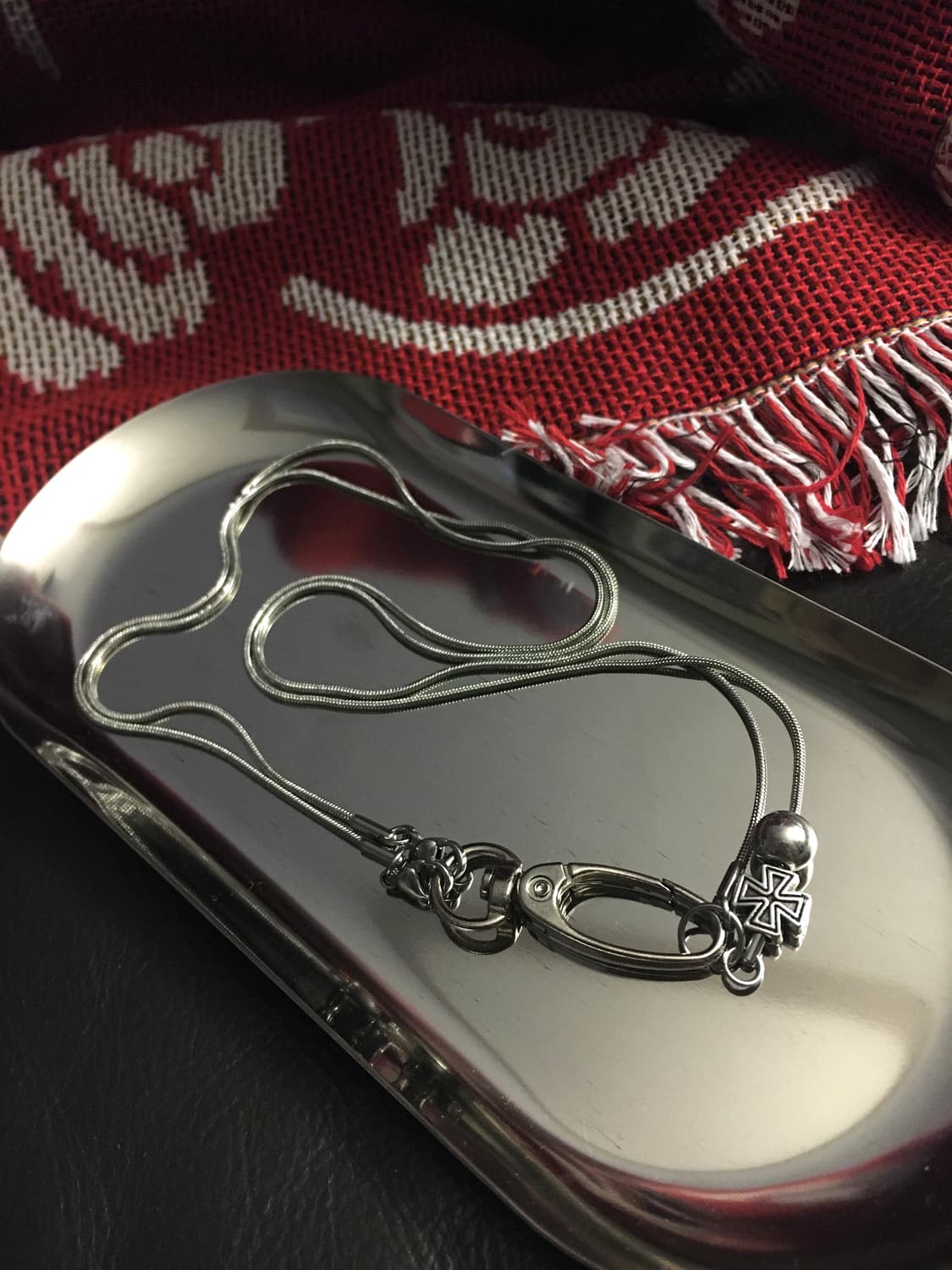 Sliver cross necklace 상품이미지1