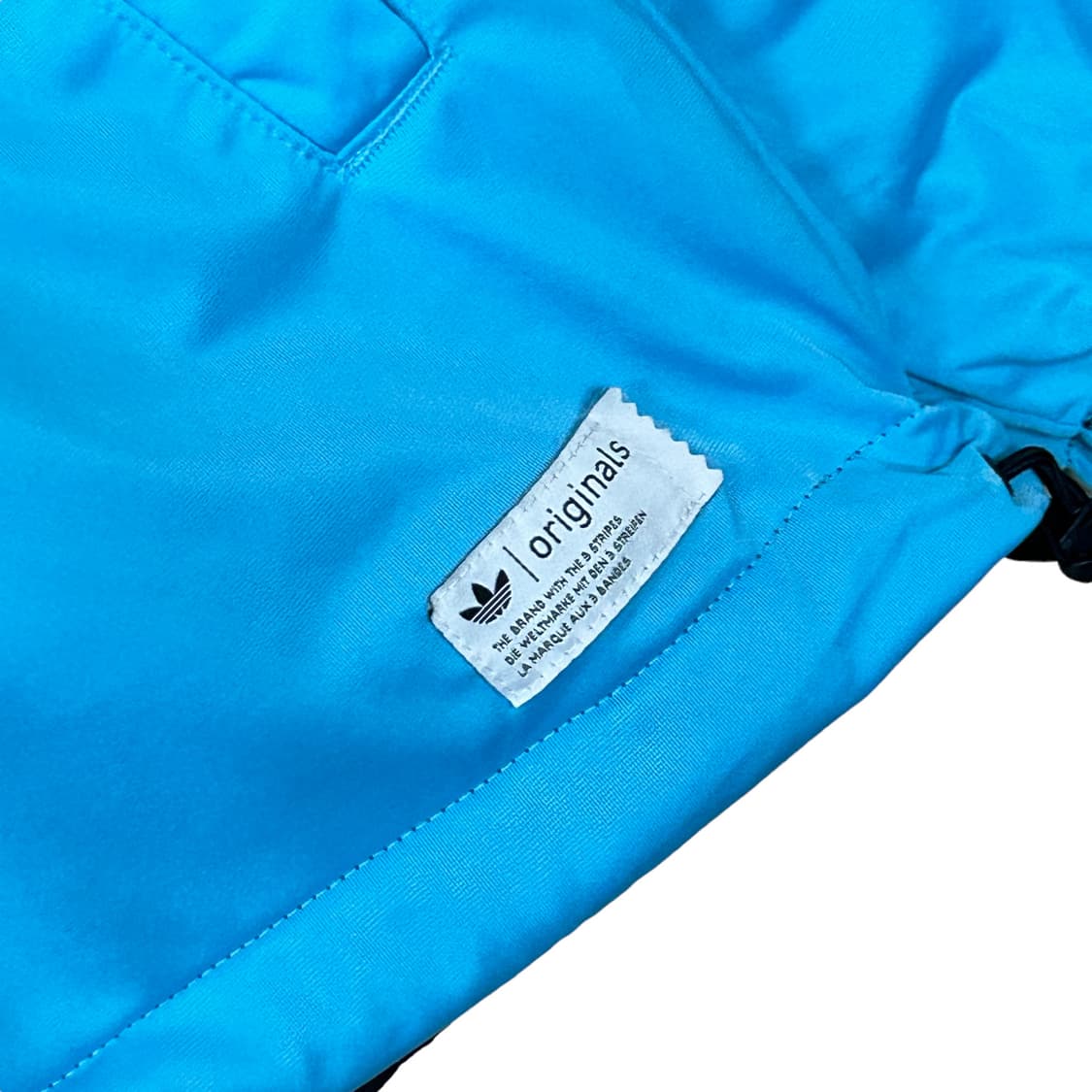아디다스 블랙 스타 스카이블루 리버시블 트랙집업 M 상품이미지3