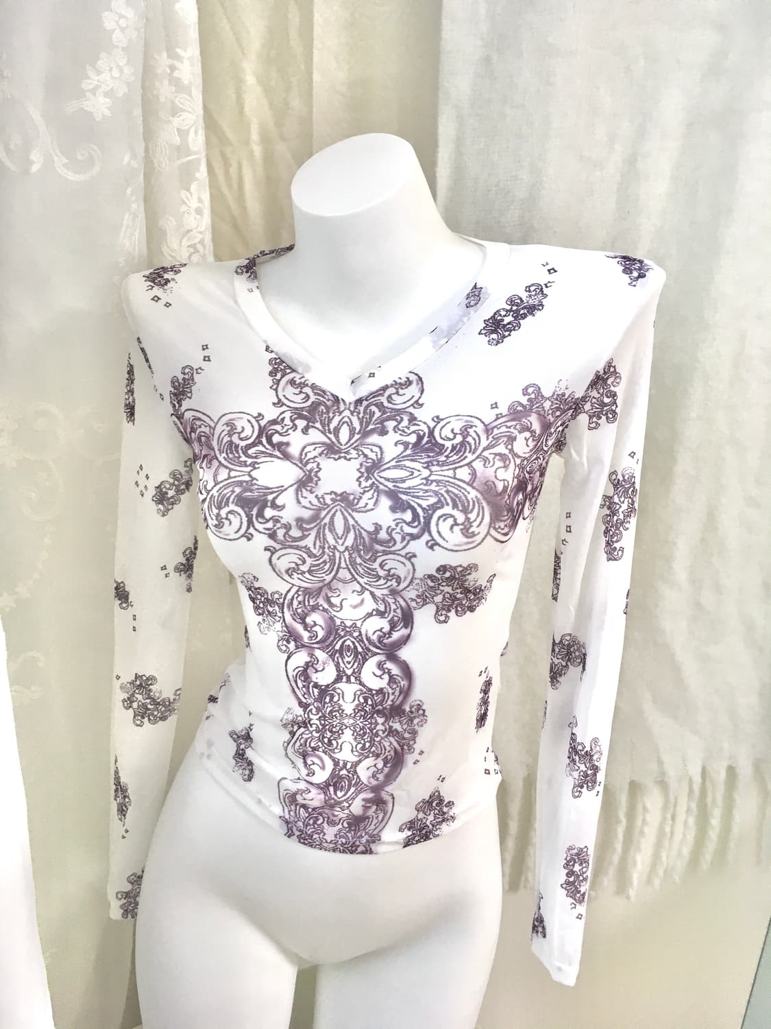 오리엔탈 펑크 프린팅 롱슬리브 상품이미지8