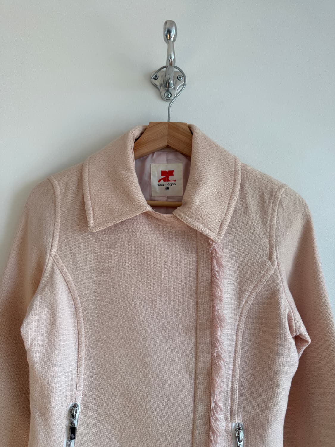 올드 꾸레쥬(courreges) 울 라이더 자켓 상품이미지3