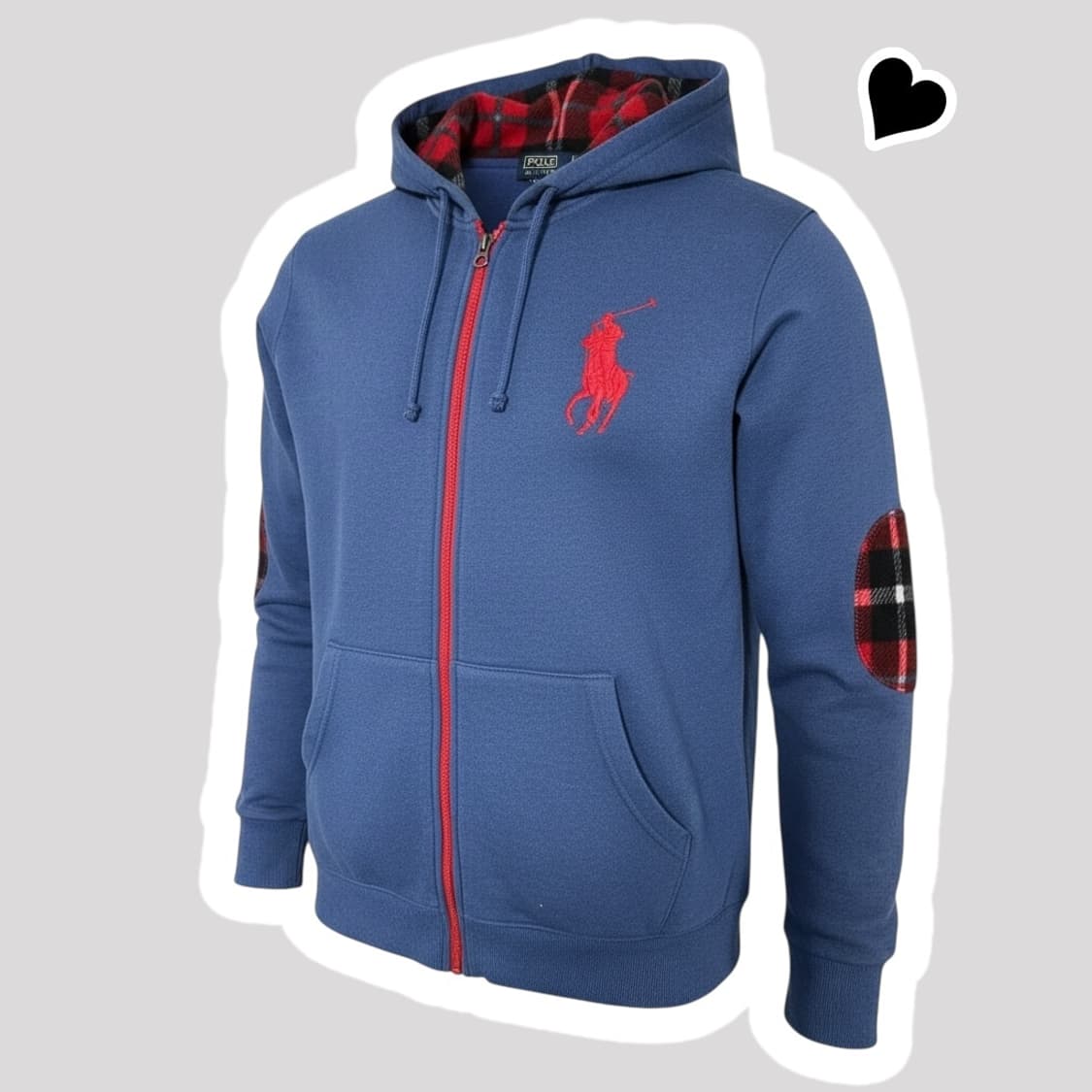 폴로 랄프로렌 패치워크 빅포로니 후드집업 상품이미지1