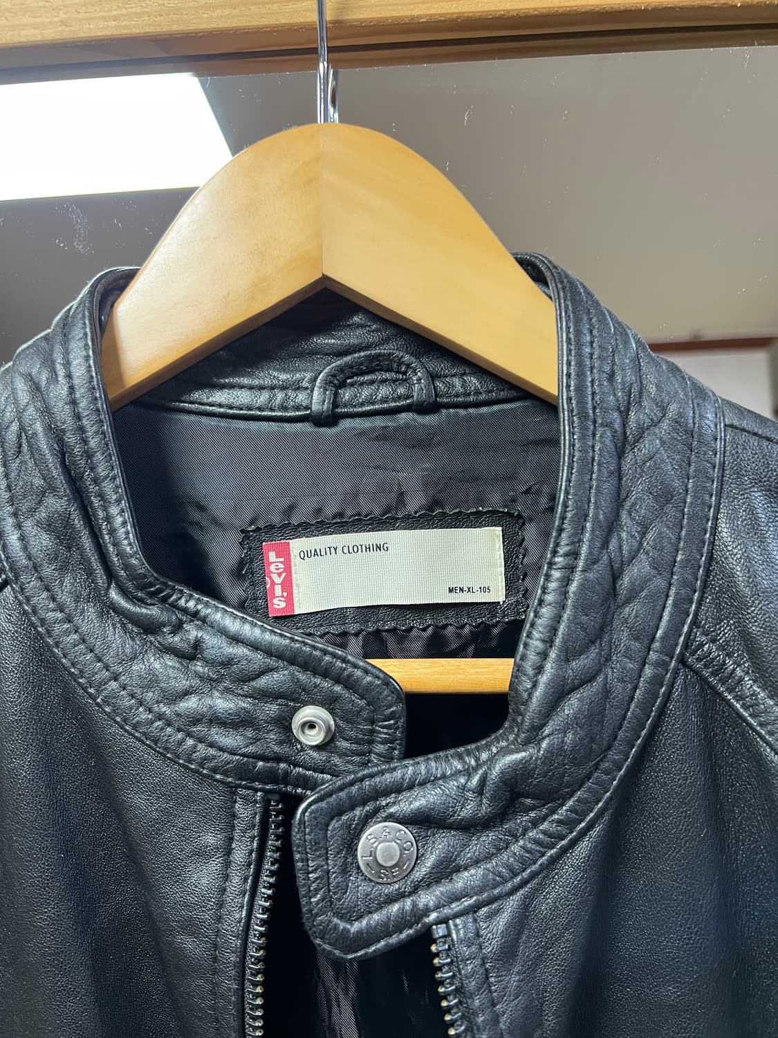 리바이스 LEVIS 레더 라이더 재킷 XL / 105 상품이미지5