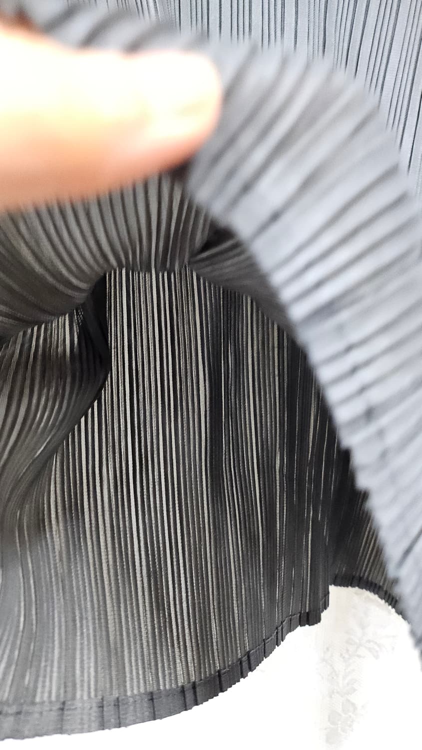 플리츠미  그레이 긴팔 셔츠 상품이미지4