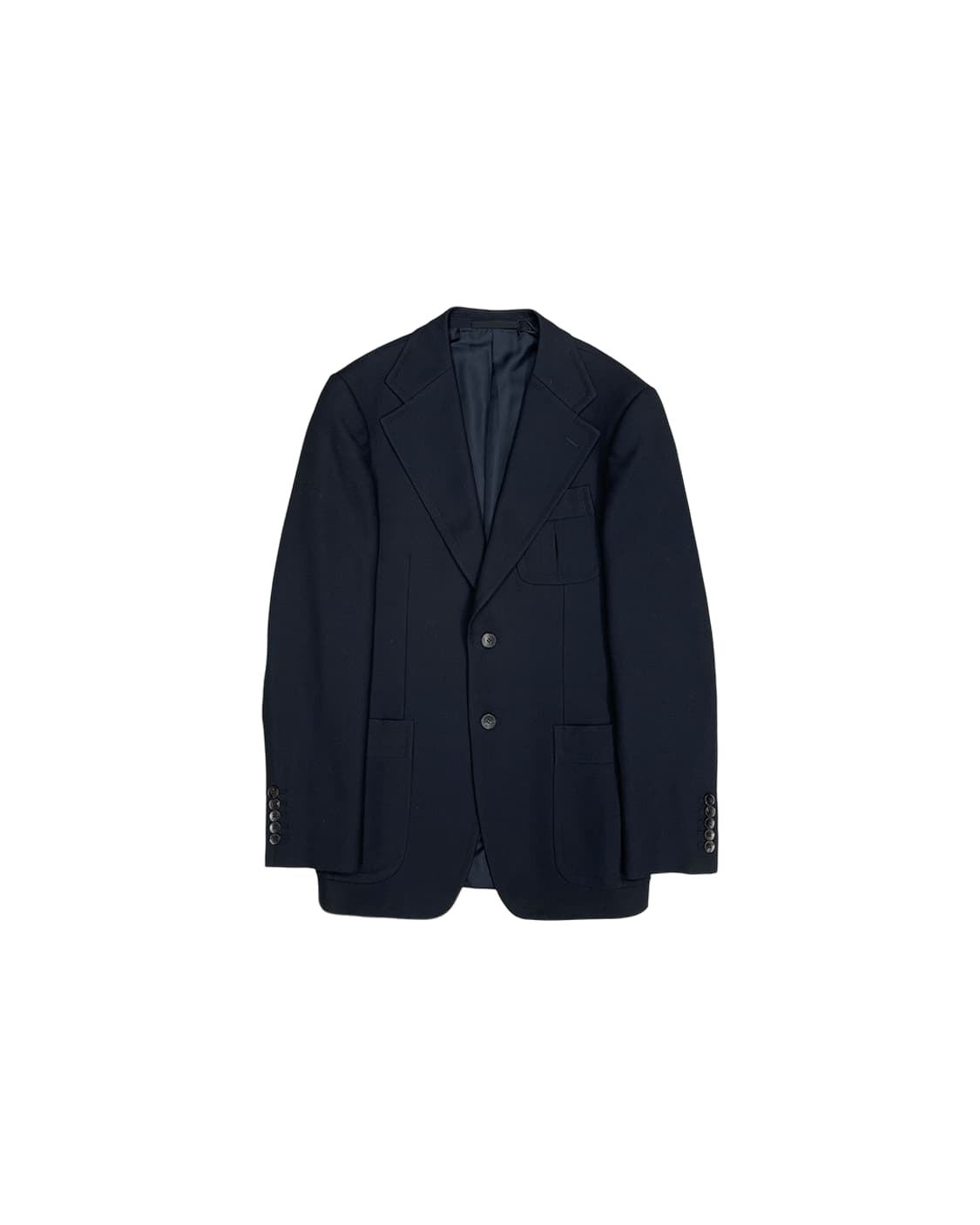 구찌 by 톰 포드 실크 블렌드 투 버튼 블레이저 블랙 상품이미지4