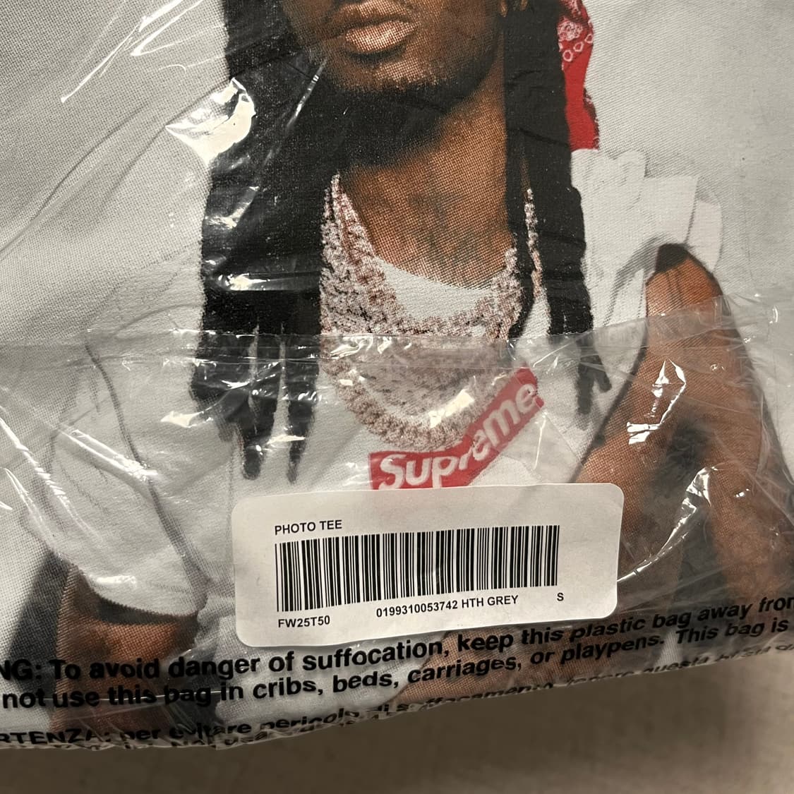 슈프림 플레이보이 카티 티셔츠 헤더 그레이 - 25FW 상품이미지5