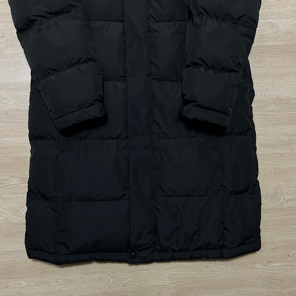 프로스펙스 로고 후드 롱패딩 점퍼 [블랙] M/95 상품이미지3