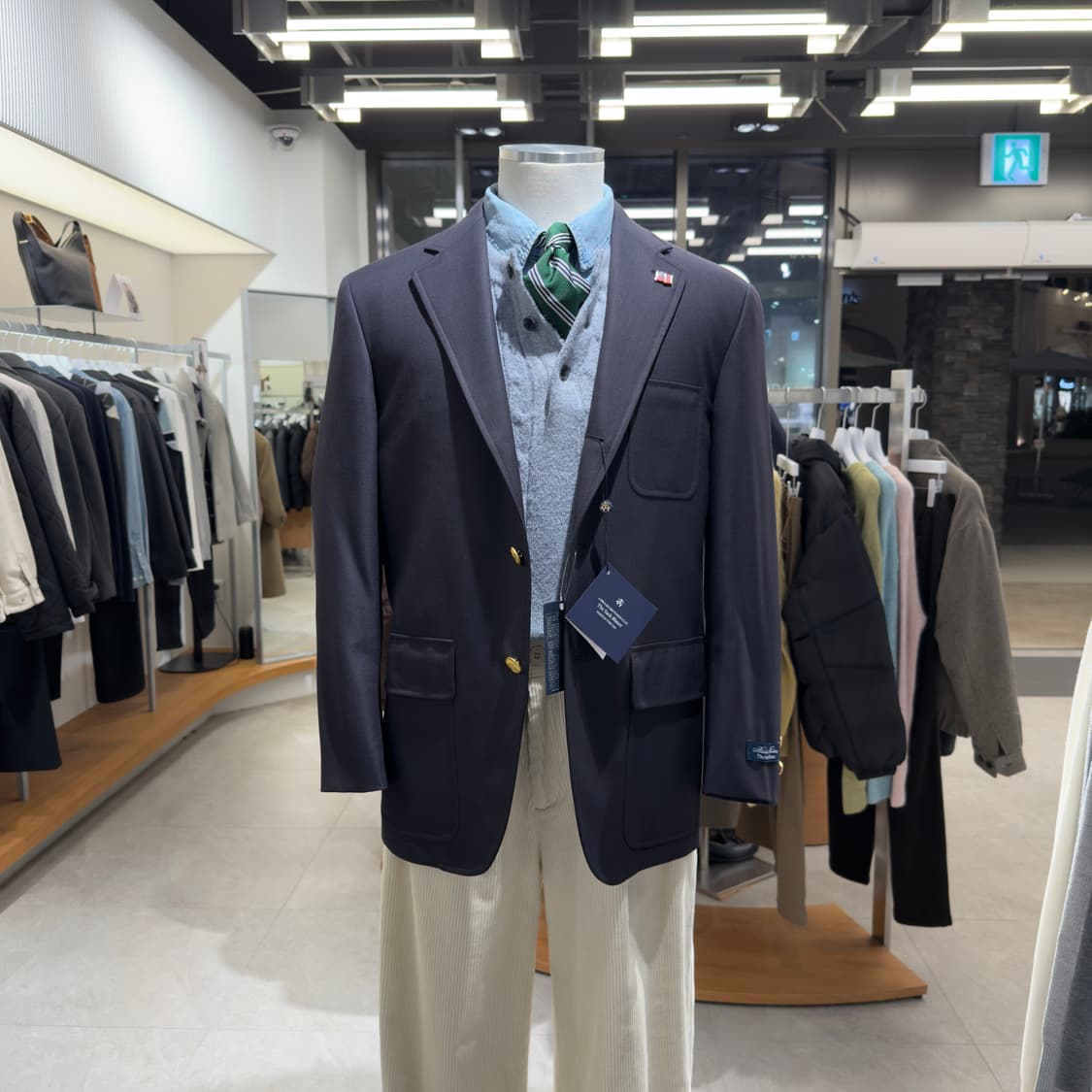 브룩스브라더스 USA 오리지날 금장 네이비 블레이저[BBJBMM0129] 상품이미지2