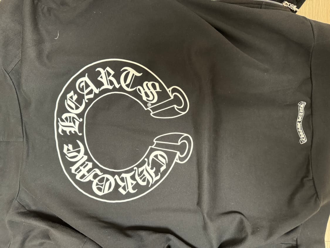 크롬하츠 플리스 퍽유로고 후드집업 상품이미지10