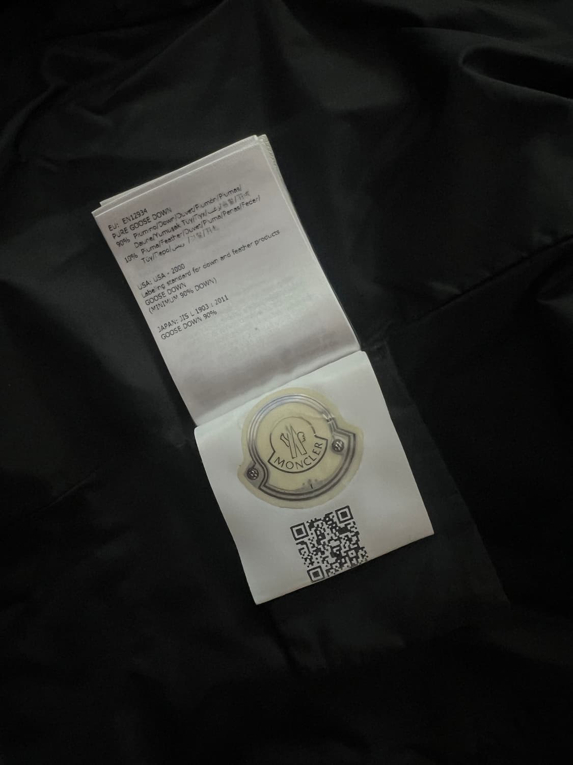(정품) 몽클레어 패딩 샤르팔 블랙 색상 키즈 14A 상품이미지3