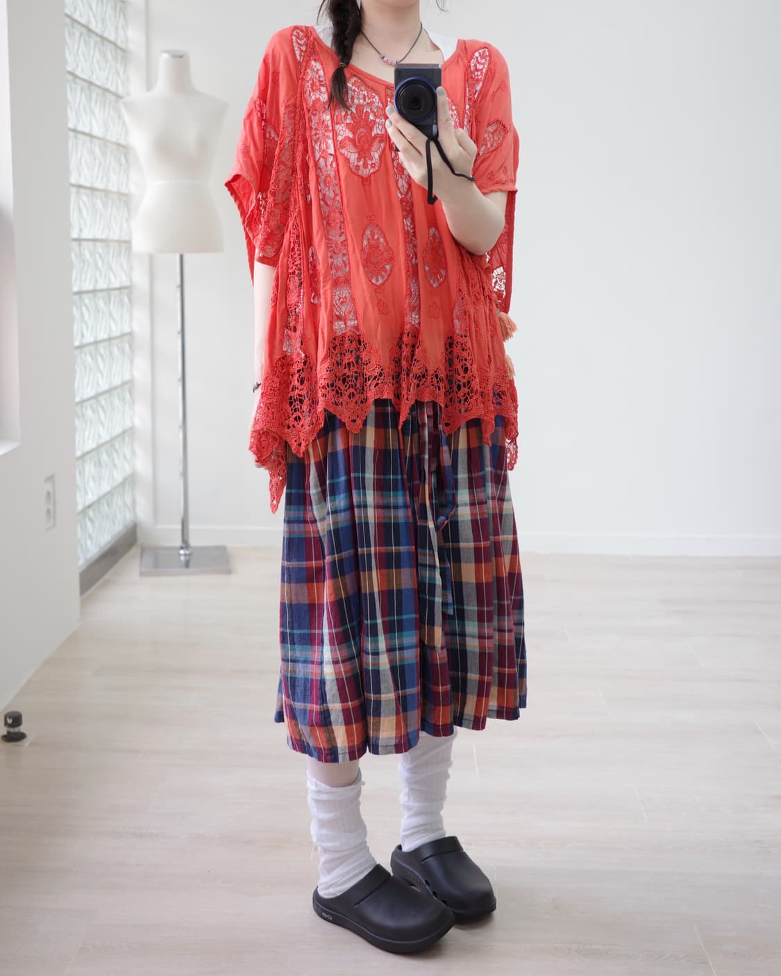 as know as de base orange blouse 상품이미지5