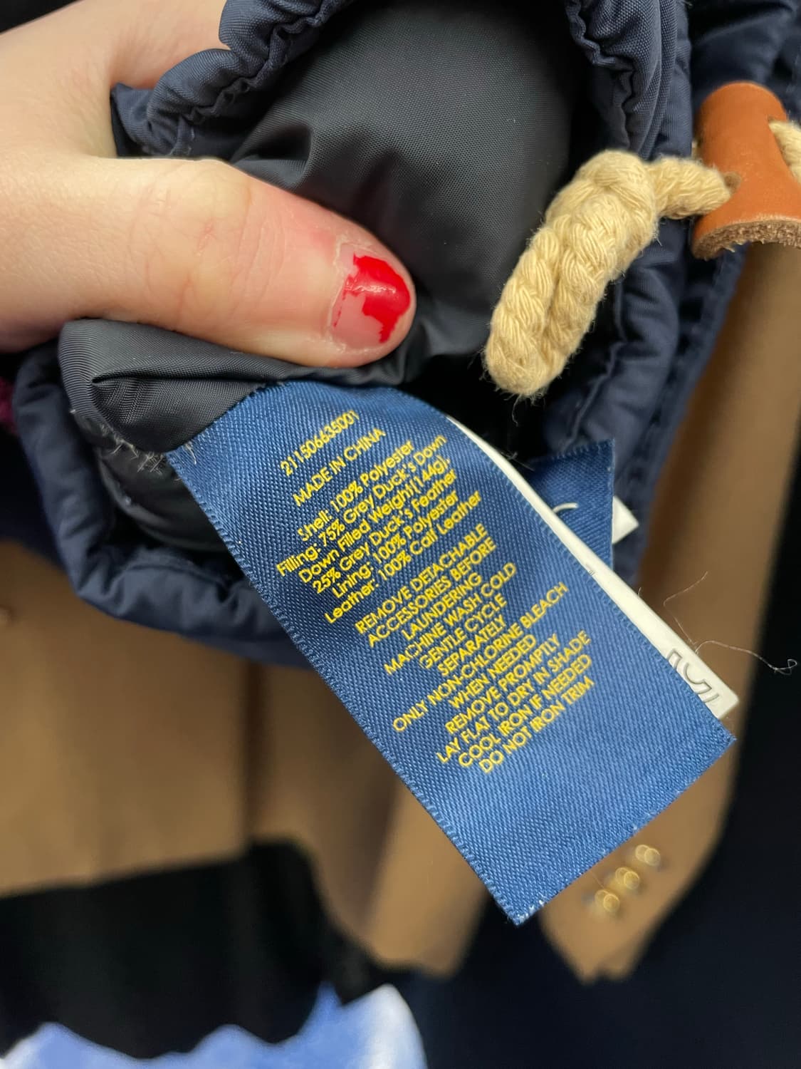 PRL 폴로 랄프로렌 후드 패딩 베스트 상품이미지10