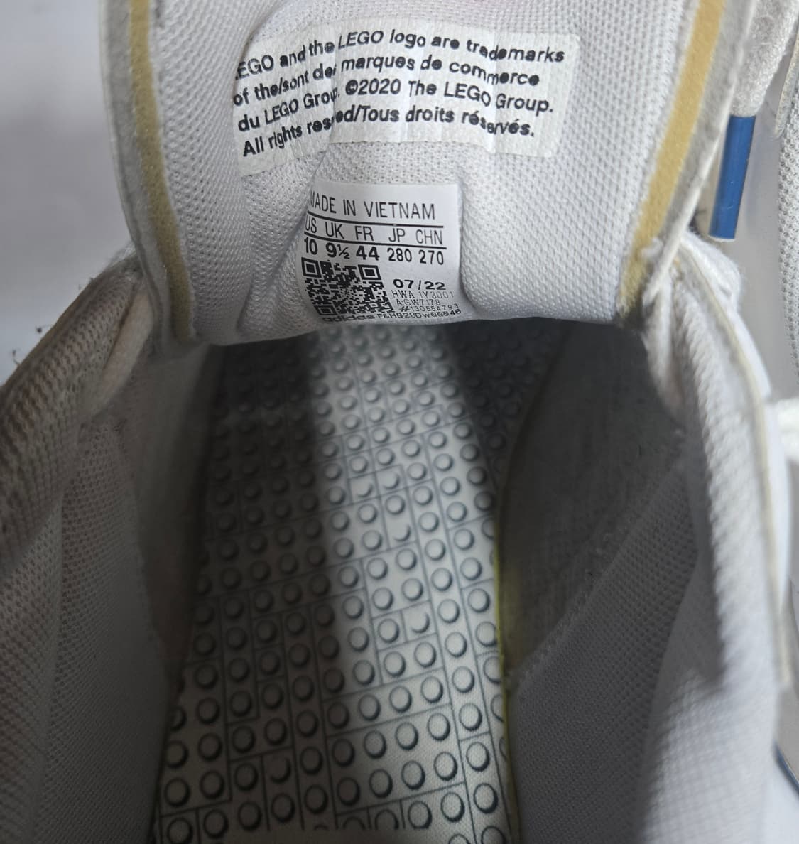 아디다스 레고 콜라보 스니커즈 화이트280mm 상품이미지5