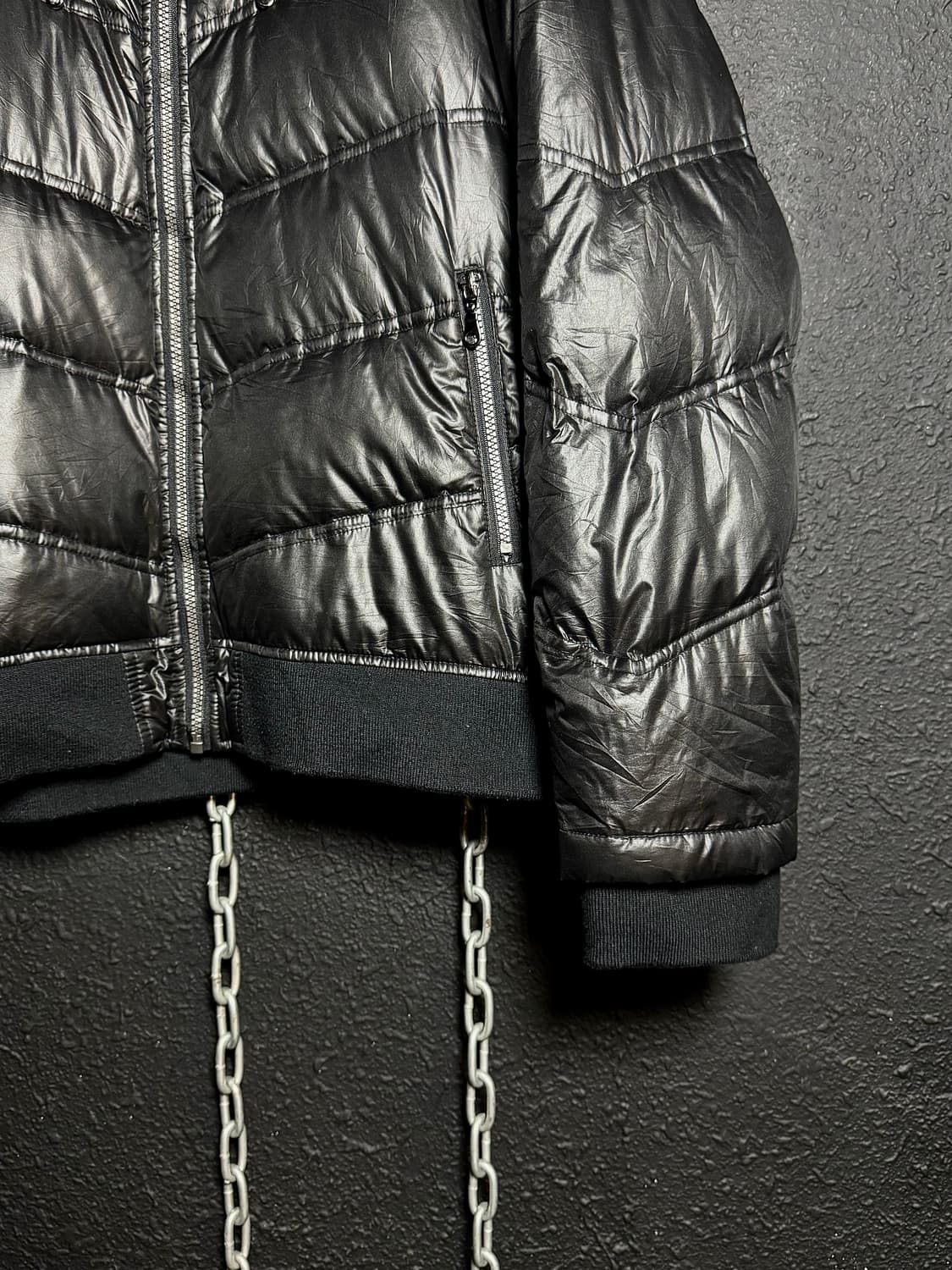 RIMASTER – Black Hooded Down Jacket  상품이미지4