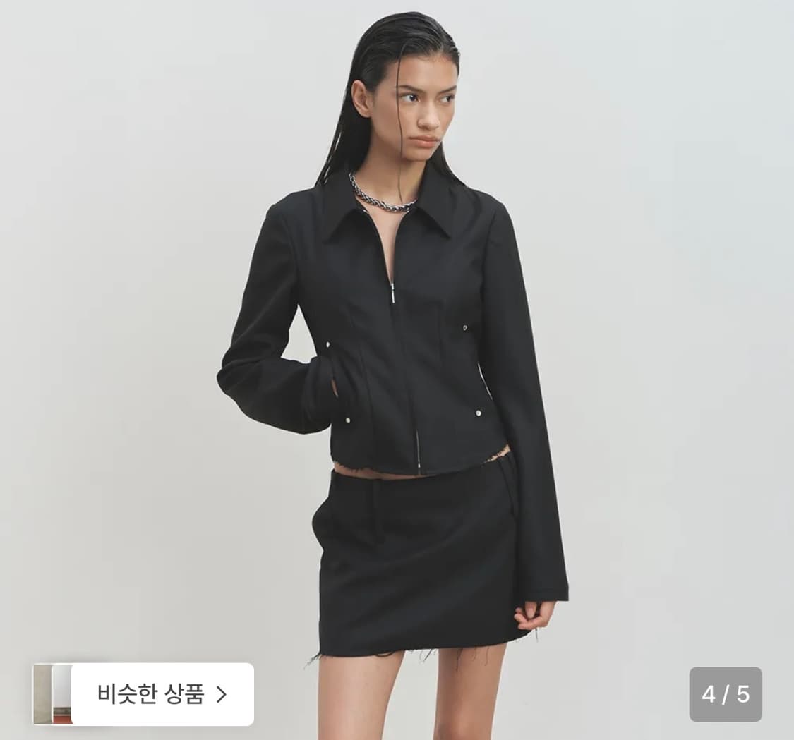 토니웩 우먼 디스트레스드 울 미니 스커트 28 판매 상품이미지1