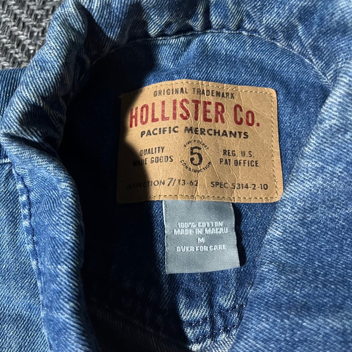 [M] HOLLISTER 홀리스터 청자켓 상품이미지6