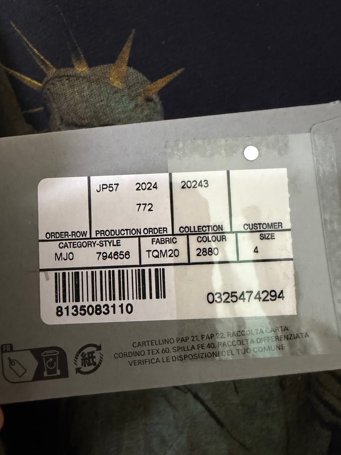 발렌시아가 리버티 파리 체크 셔츠 4 상품이미지6