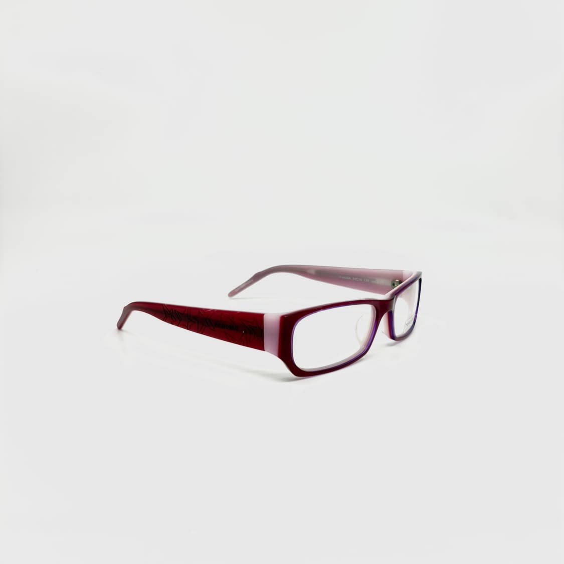 Renoma 빈티지 체리 핑크 아세테이트 프레임 안경테 상품이미지2