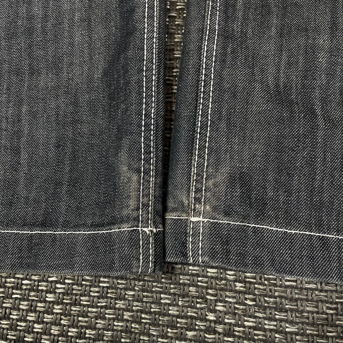 (28) 빈티지 그레이 스티치 데님 팬츠 S 상품이미지5