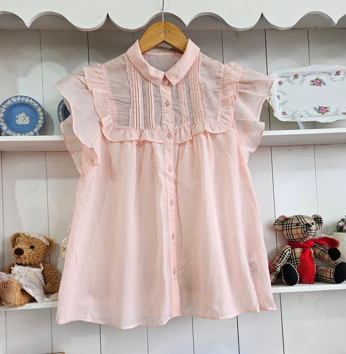 러블리 프릴 블라우스 상품이미지1