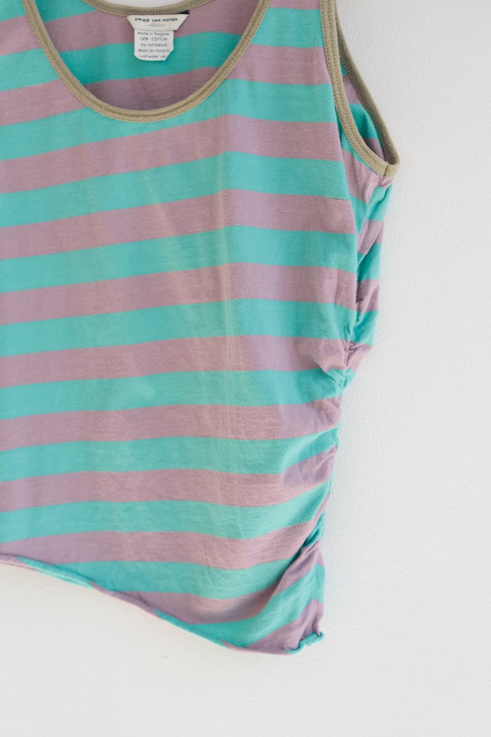 Side shirring stripe sleeveless 상품이미지4