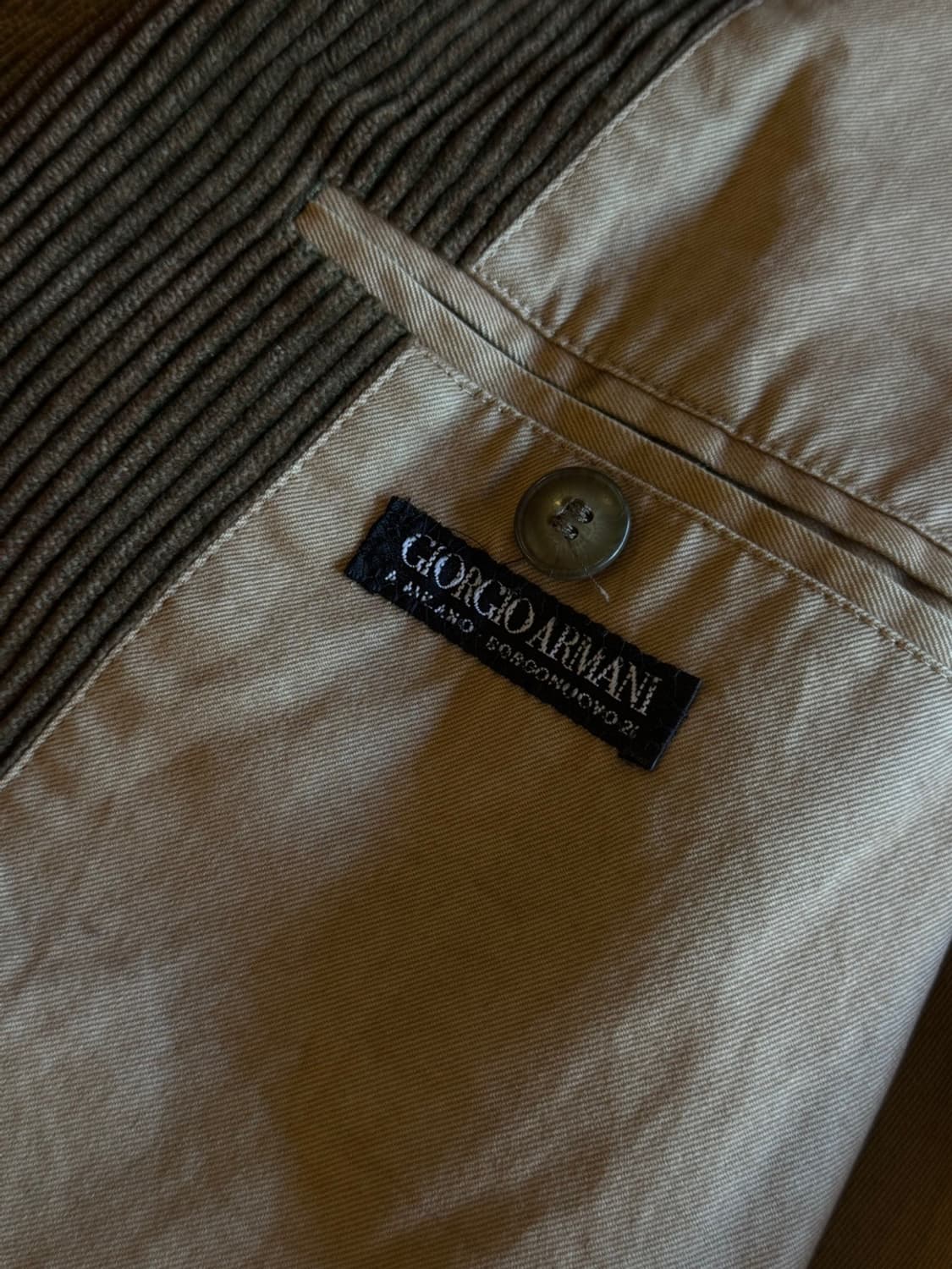 조르지오 아르마니 코듀로이 자켓 105 상품이미지4