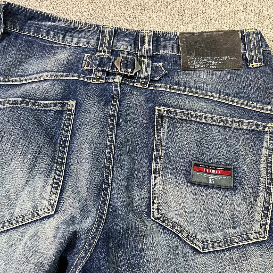 후부 데님 팬츠 상품이미지3