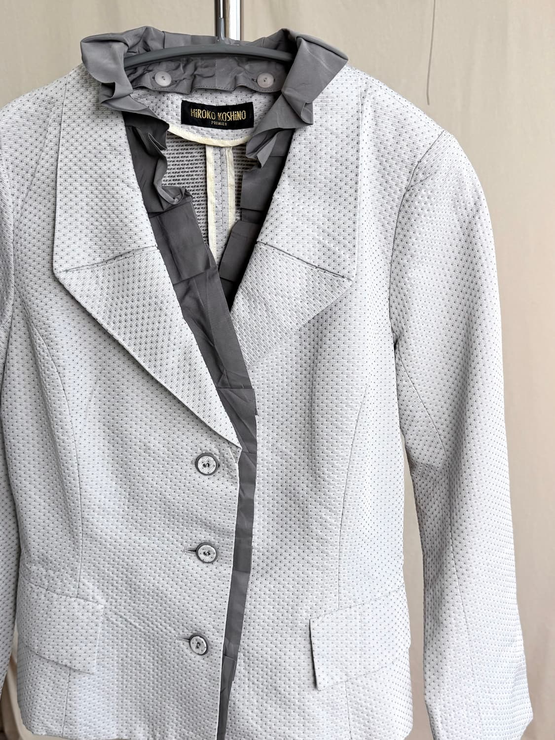 Hiroko Koshino Premier 엠보싱 블레이저 상품이미지6