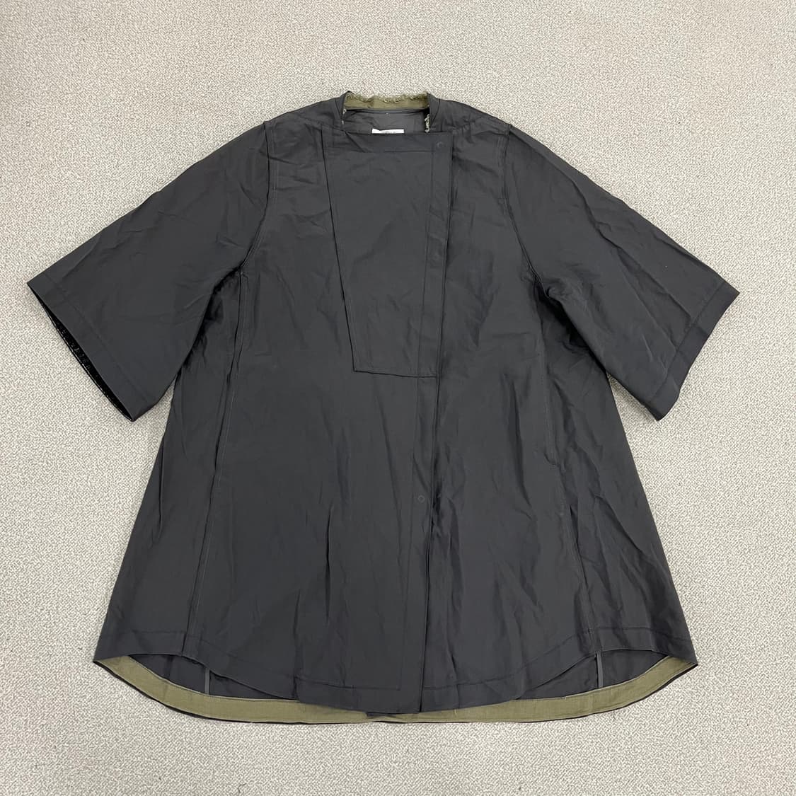 F 한섬 타임 반팔 셔츠 미니 원피스 0203M1 상품이미지1