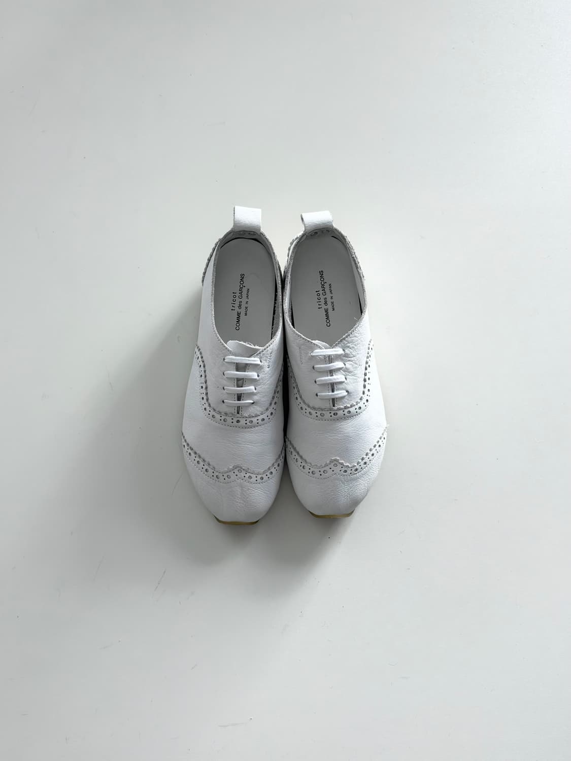 트리코 꼼데가르송 브로그 레더 스니커즈  상품이미지2