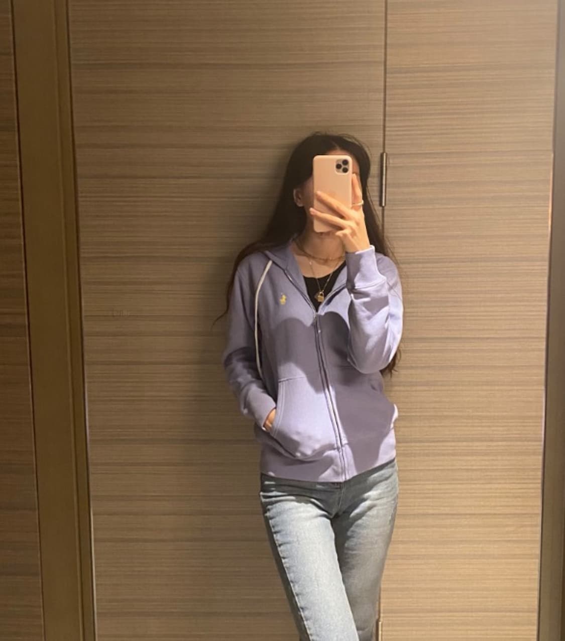 폴로랄프로렌 여성 후드집업 라벤더 상품이미지4