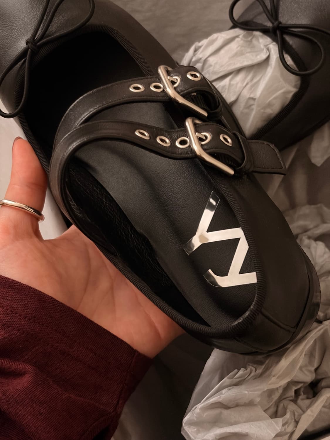 오픈와이와이 버클발레플랫 37 상품이미지5