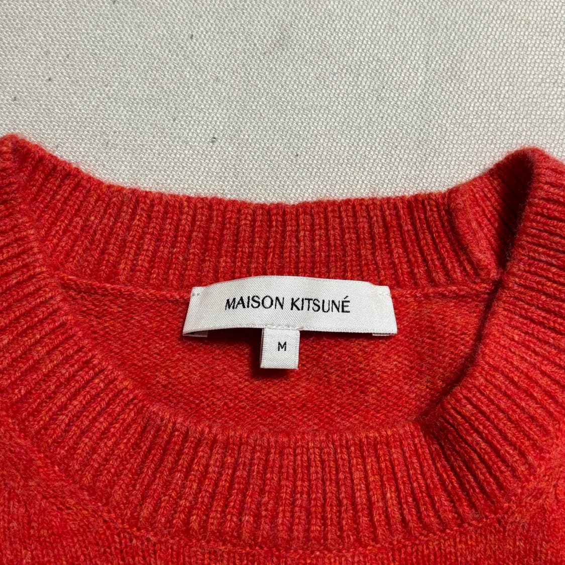 M 메종키츠네 베이비 폭스 패치 울 니트 상품이미지4