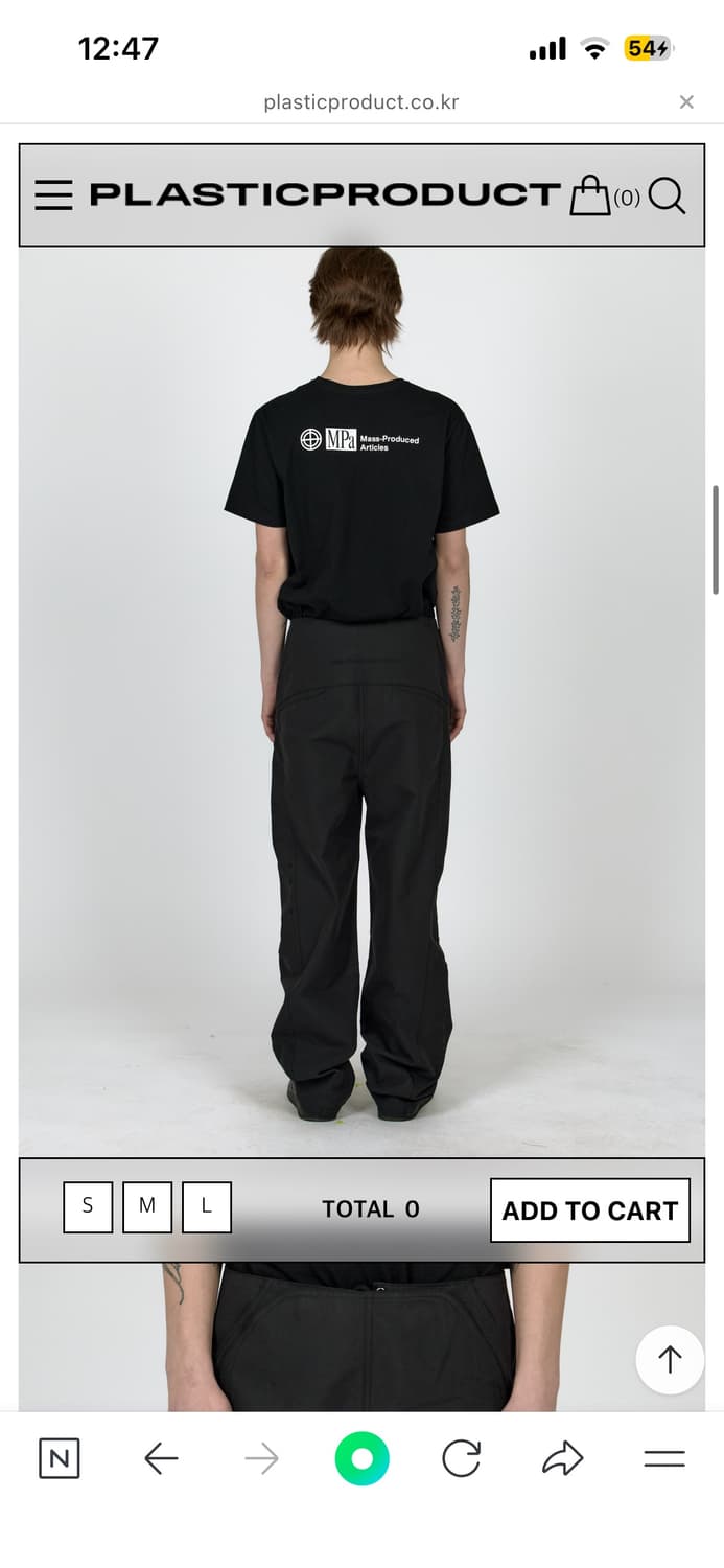 MPa COVERED FLY PANTS (BLACK) 상품이미지4