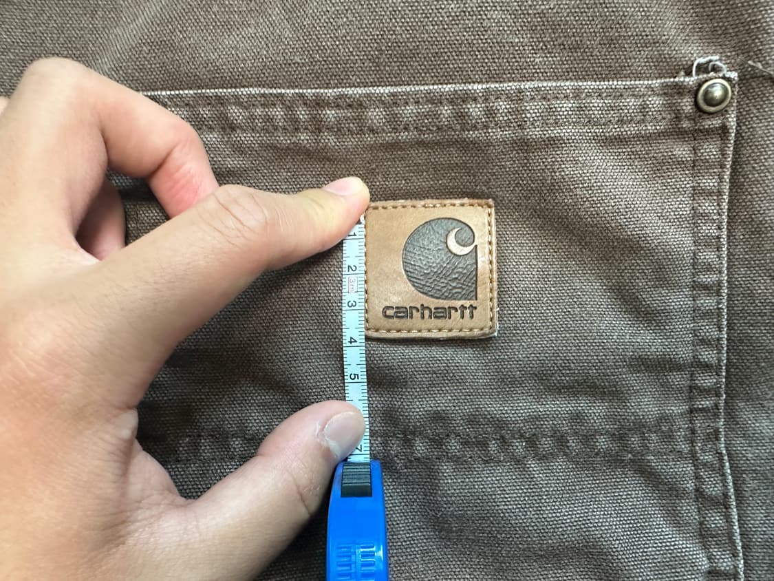 90~00s 칼하트 더블니 B136 CHT(체스트넛) 미제🇺🇸 상품이미지5