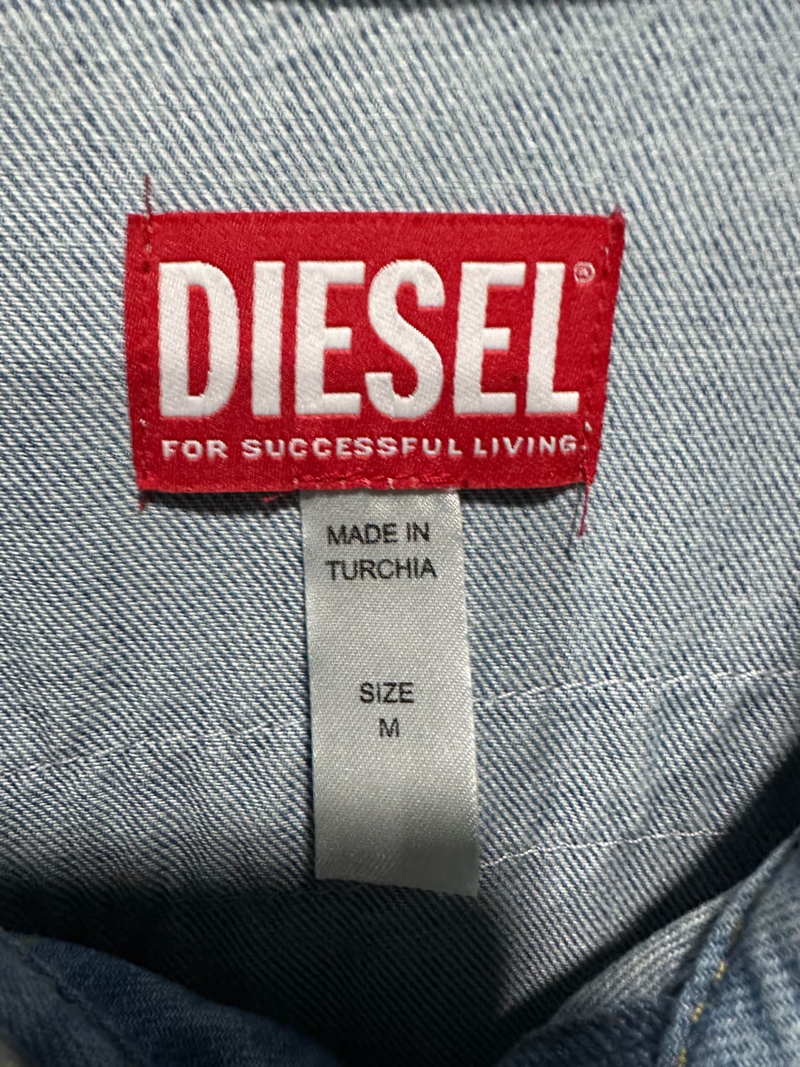 디젤 빅로고 플란넬 데님자켓110사이즈 상품이미지5