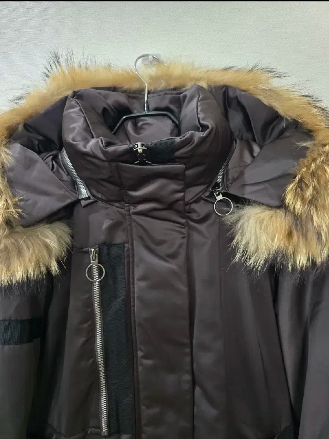 미샤 라쿤퍼 빵빵 덕다운 패딩 상품이미지3