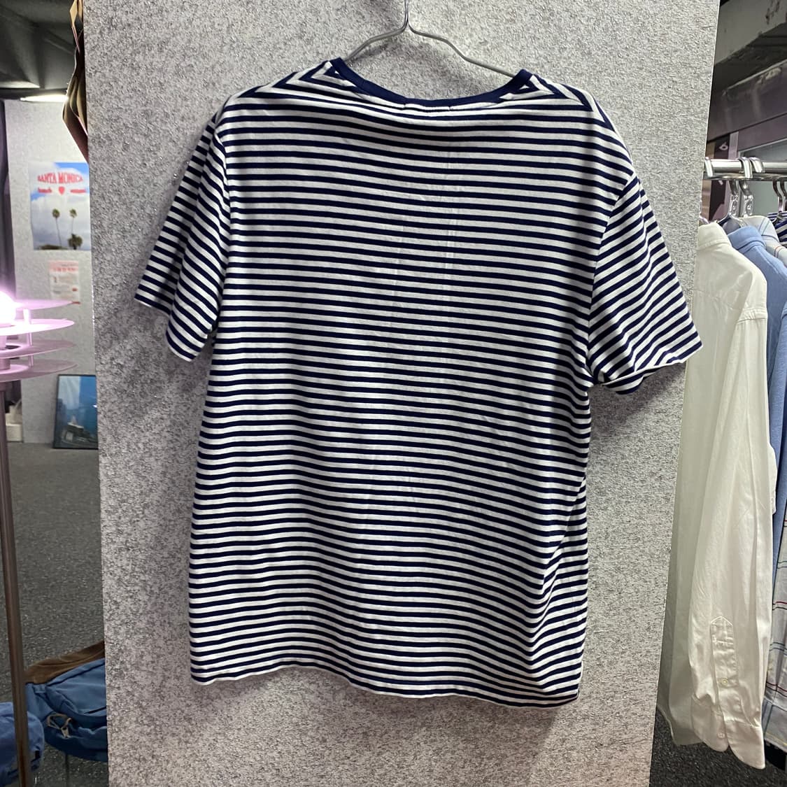 폴로 랄프로렌 네이비 스트라이프 반팔티 B4584 상품이미지4