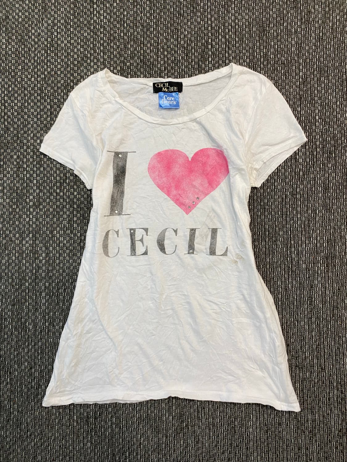 [Cecil Mcbee]I Love CeCil Print Slim Fit 상품이미지3