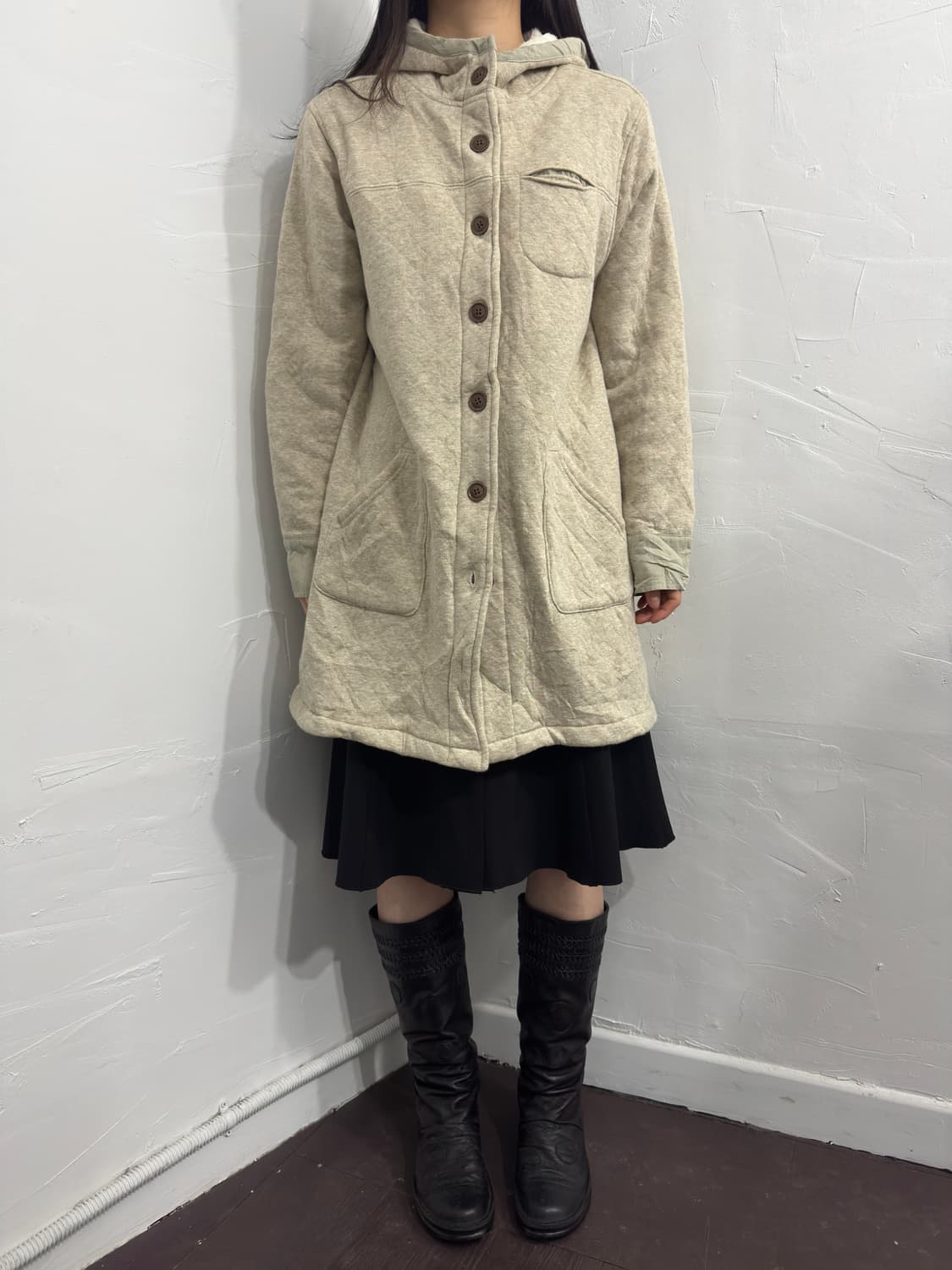shuca mori hood long cardigan 상품이미지1