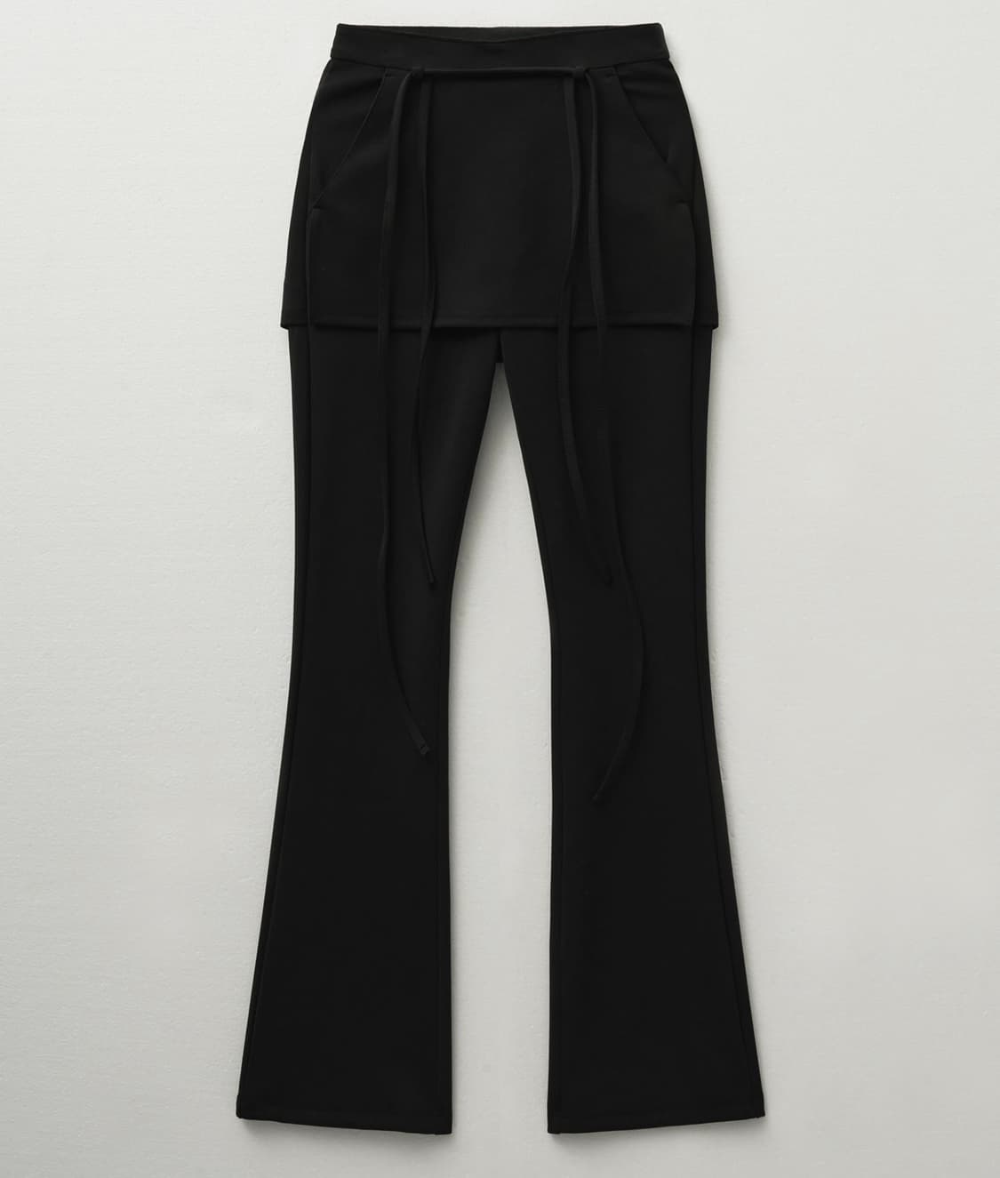 헬레네파리스 레이어드 스커트 부츠컷 팬츠 상품이미지1