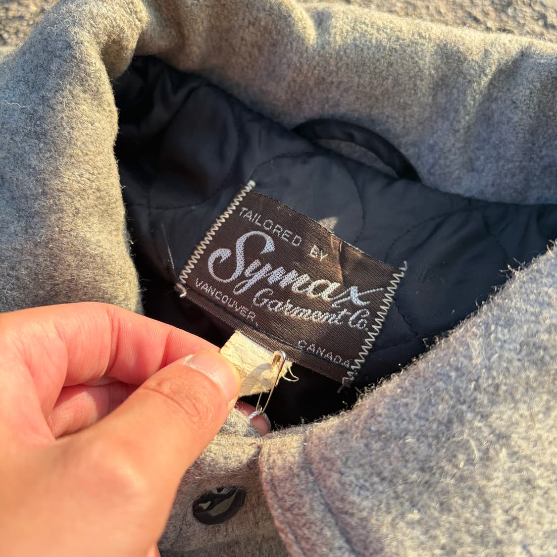 80s CANADA 빈티지 울 바시티 자켓 L 상품이미지5