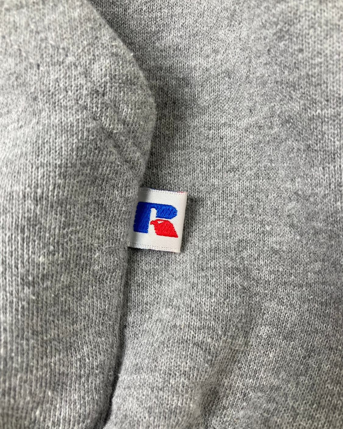 90s Russell Zip Up Hoodie (heather grey) 상품이미지5