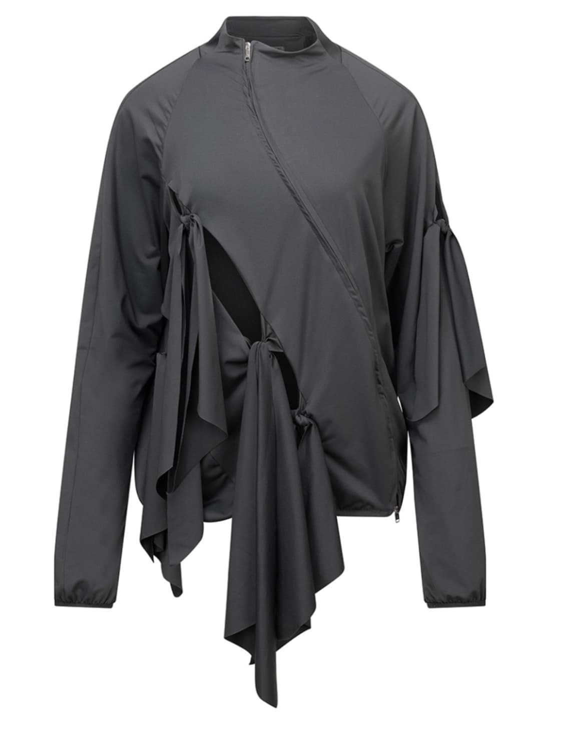 나체 TIE JERSEY JACKET CHARCOAL 상품이미지3
